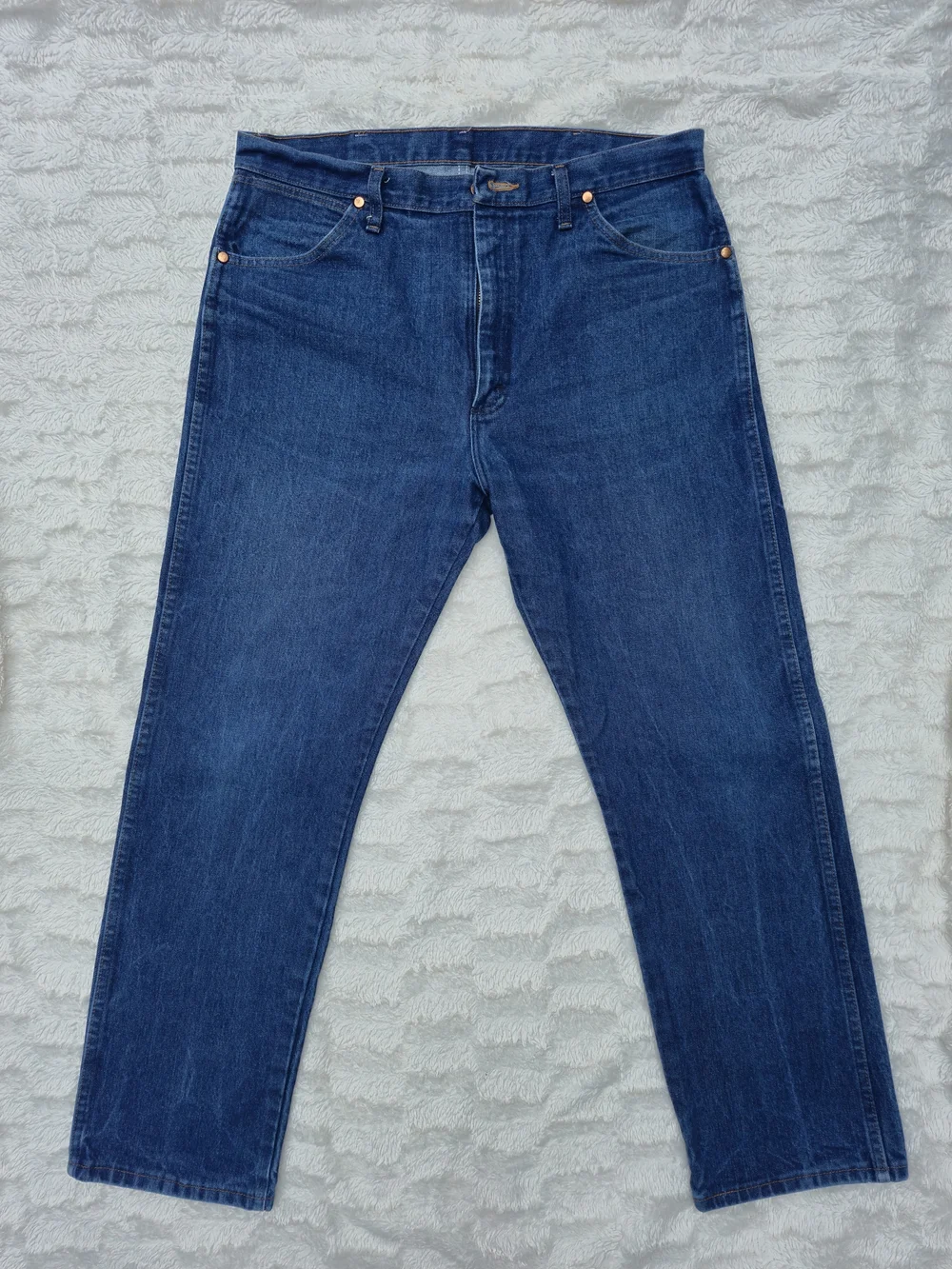 Wrangler Men's‎ Blue Relaxed Straight Jeans
